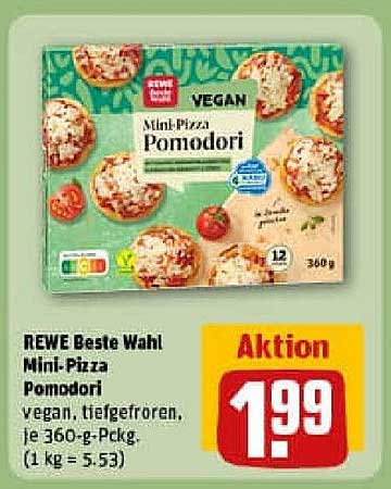 REWE Beste Wahl Mini-Pizza Pomodori