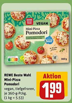 REWE Beste Wahl Mini-Pizza Pomodori