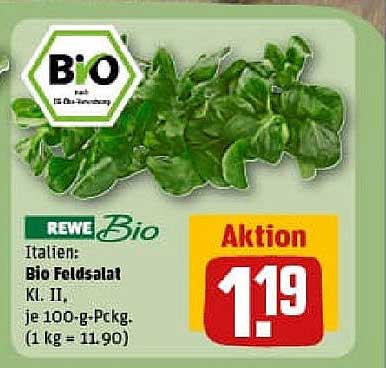 REWE Bio Feldsalat Kl. II - Aktion