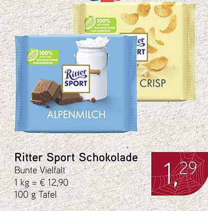 Ritter Sport Schokolade - Bunte Vielfalt