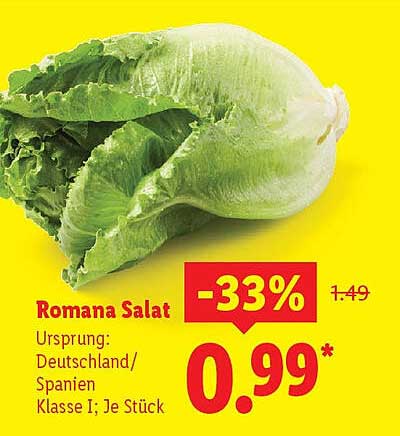 Romana Salat - 33% Rabatt