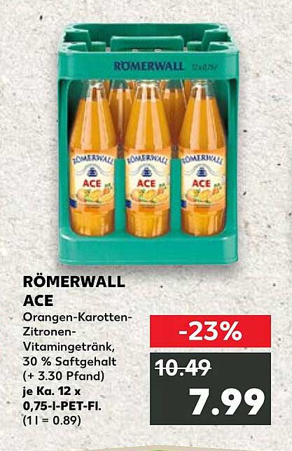 RÖMERWALL ACE Orangen-Karotten-Zitronen-Vitamingetränk