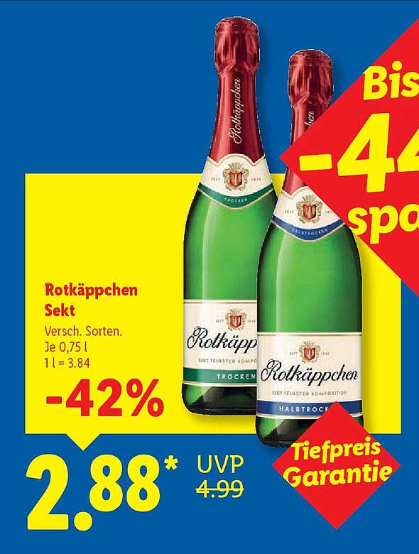Rotkäppchen Sekt - Verschiedene Sorten