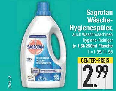 Sagrotan Wäsch-Hygienesprüler, auch Waschmaschinen Hygiene-Reiniger