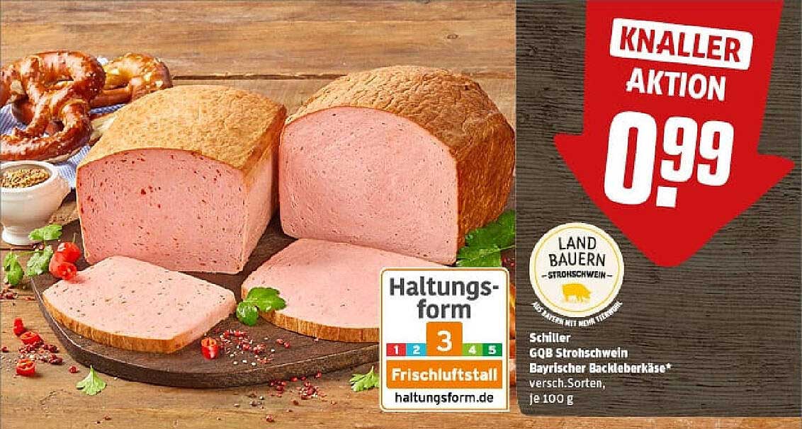 Schiller GQBB Strohschwein Bayerischer Backleberkäse