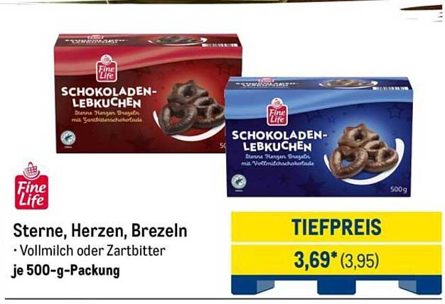 Schokoladen-Lebkuchen – Sterne, Herzen, Brezeln