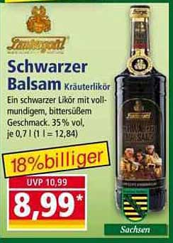 Schwarzer Balsam Kräuterlikör
