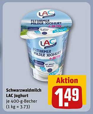 Schwarzwaldmilch LAC Jogurt - Aktionsangebot