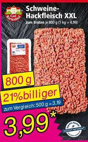 Schweine-Hackfleisch XXL - zum Braten 800 g