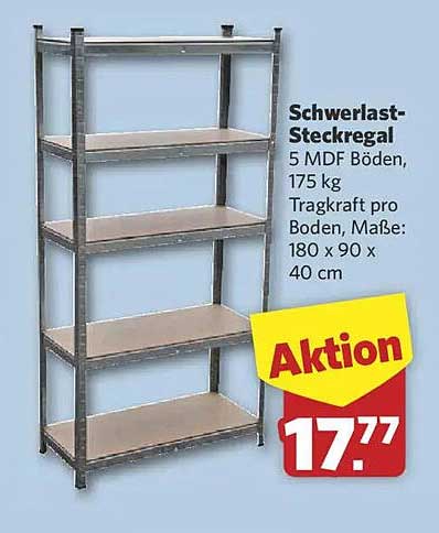 Schwerlast-Steckregal