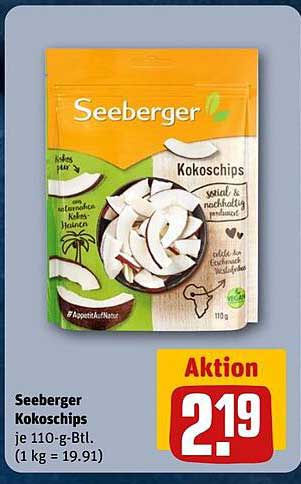 Seeberger Kokoschips 110 g