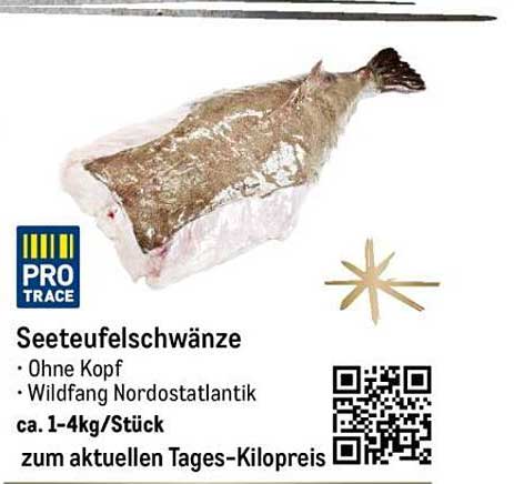 Seeteufelschwänze - Ohne Kopf, Wildfang Nordostatlantik