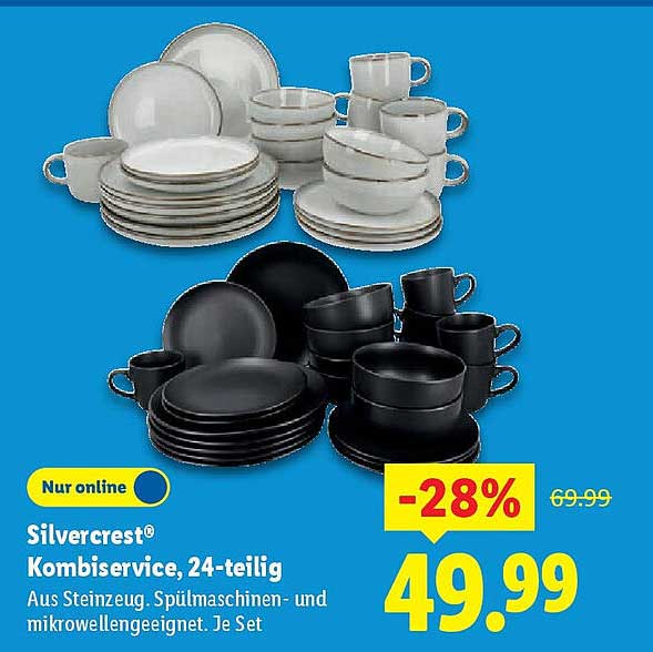 Silvercrest® Kombiservice, 24-teilig