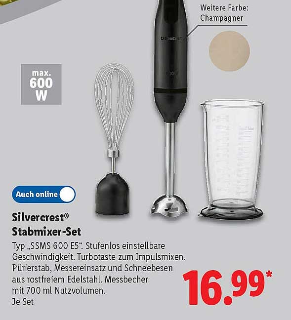 Silvercrest® Stabmixer-Set
