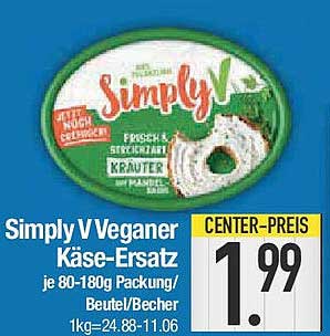 Simply V Veganer Käse-Ersatz 80-180g