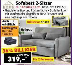 Sofabett 2-Sitzer