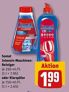 Somat Intensiv-Maschinen-Reiniger oder Klarspüler