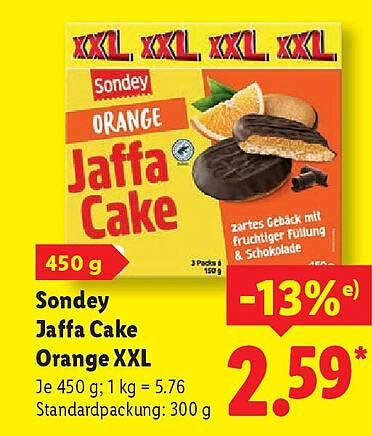 Sondey Jaffa Cake Orange XXL