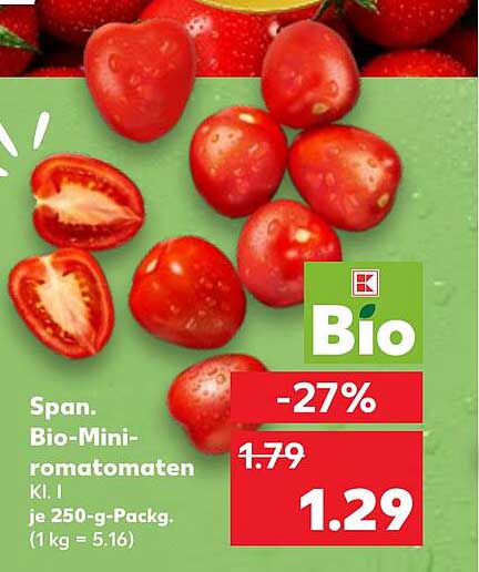 Span. Bio-Miniromaten Kl. I