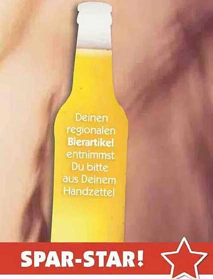 Spar-Star! Regionaler Bierartikel