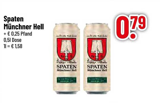 Spaten Münchner Hell 0,5l Dose