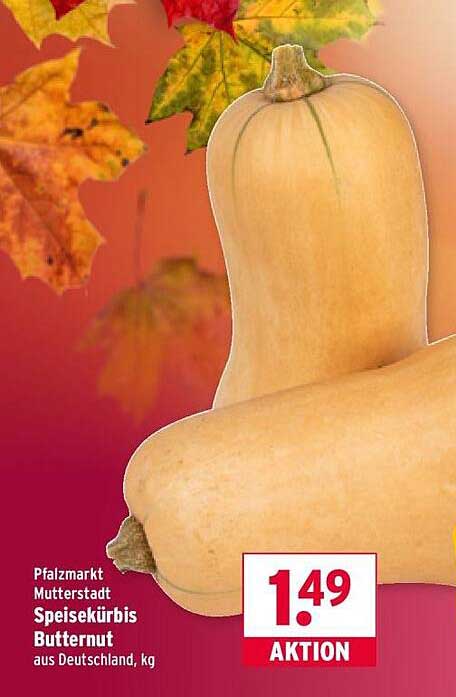 Speisekürbis Butternut aus Deutschland, kg