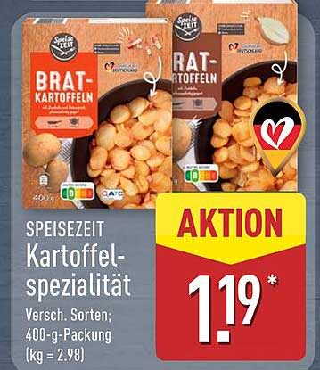 SPEISEZEIT Bratkartoffeln – Kartoffelspezialität 400 g