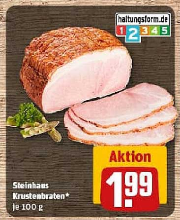 Steinhause Krustenbraten* je 100 g