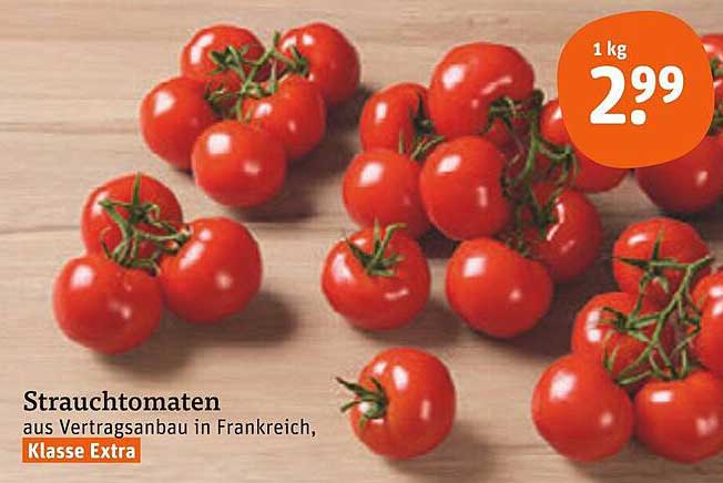 Strauchtomaten aus Vertragsanbau in Frankreich, Klasse Extra