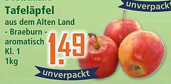Tafeläpfel aus dem Alten Land - Braeburn - aromatisch Kl. 1 1kg