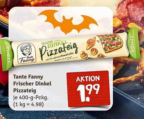 Tante Fanny Frischer Dinkel Pizzateig