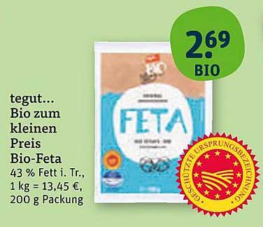 tegut... Bio-Feta 200 g