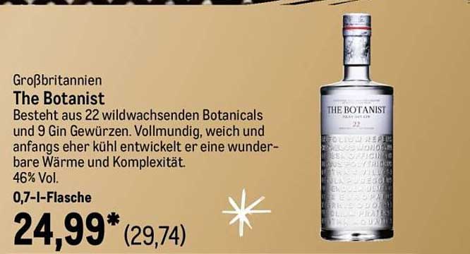 The Botanist Gin 0,7 l Flasche