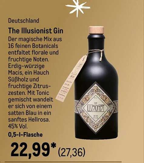 The Illusionist Gin - 0,5-l-Flasche