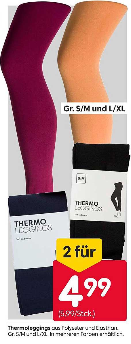 Thermo Leggings 2 für 4,99