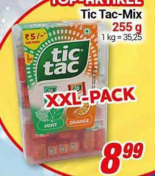 Tic Tac-Mix XXL-PACK - 255 g
