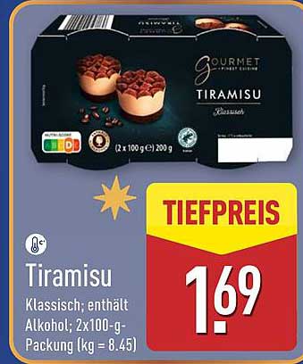 Tiramisu Gourmet - Klassisch, 200 g
