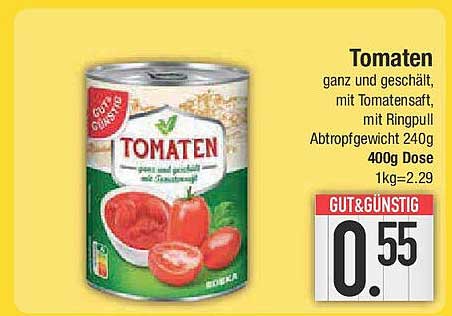 Tomaten ganz und geschält mit Tomatensaft