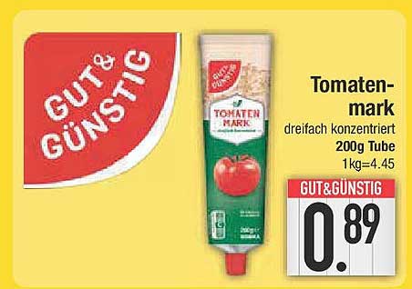 Tomatenmark dreifach konzentriert 200g Tube