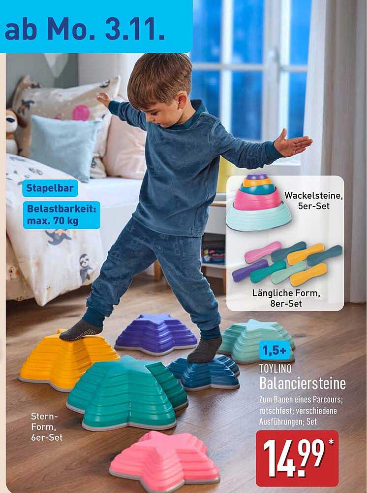 TOYLINO Balanciersteine, 5er-Set