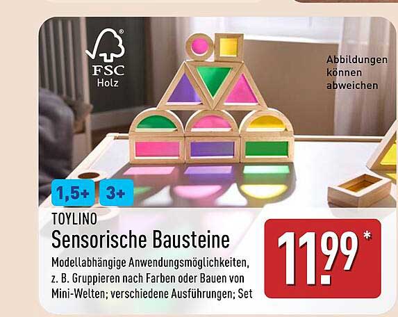 TOYLINO Sensorische Bausteine