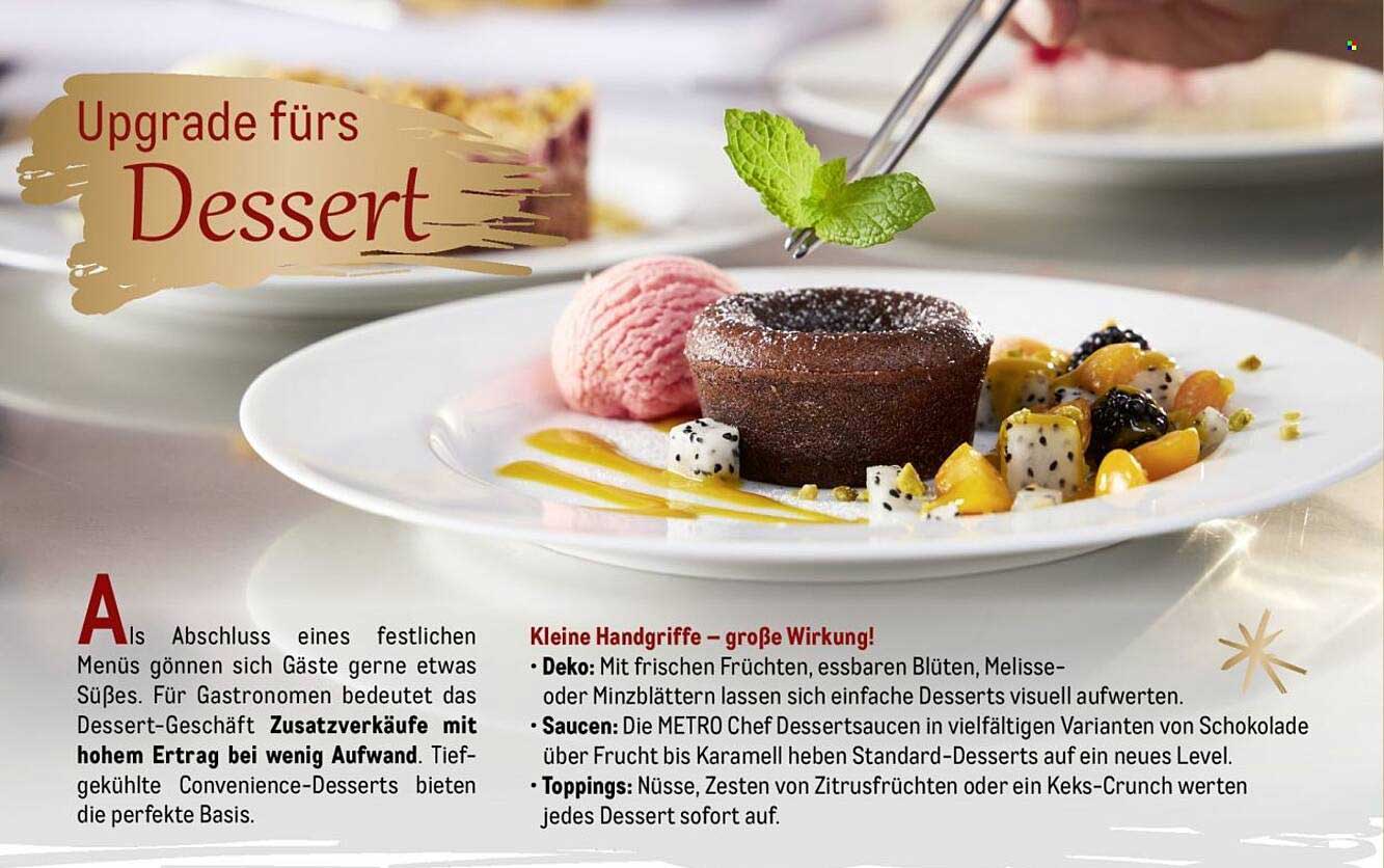 Upgrade fürs Dessert
