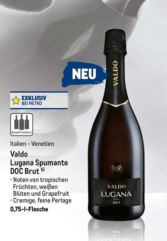 Valdo Lugana Spumante DOC Brut – Exklusiv bei METRO