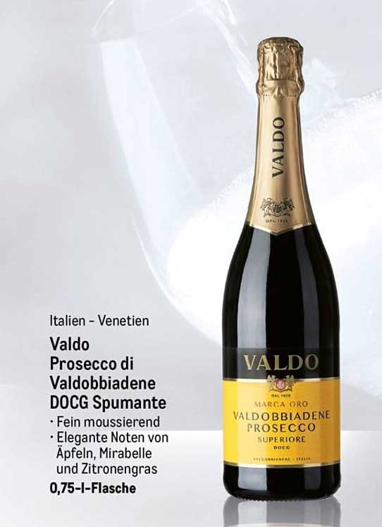 Valdo Prosecco di Valdobbiadene DOCG Spumante 0,75 l