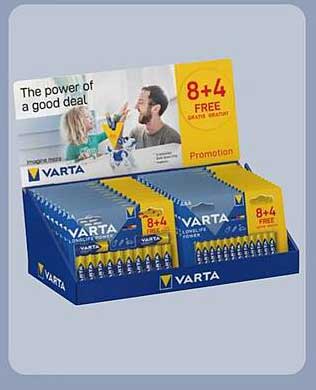 VARTA Batterien - 8+4 GRATIS