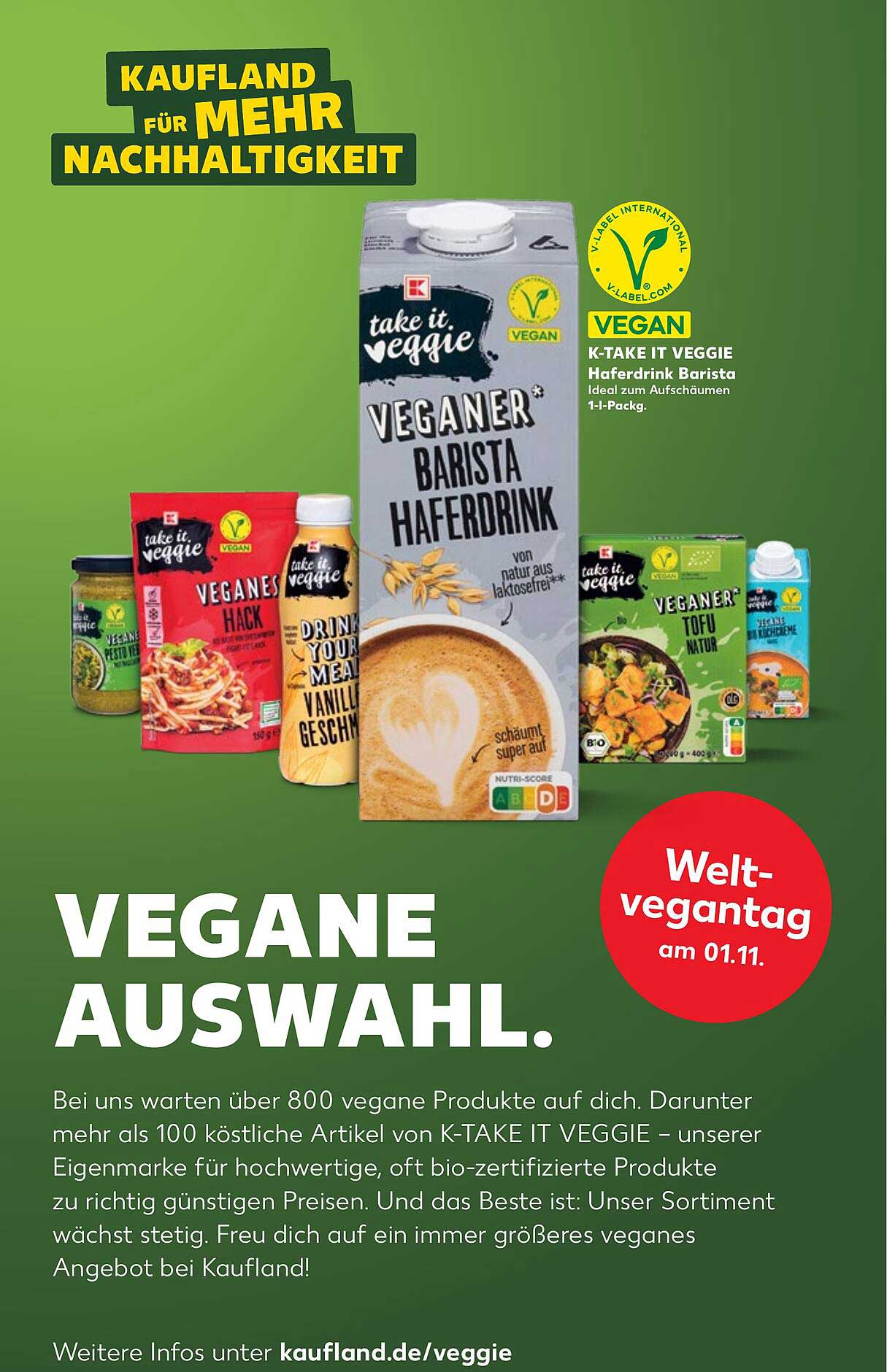 Vegane Auswahl von K-Take It Veggie