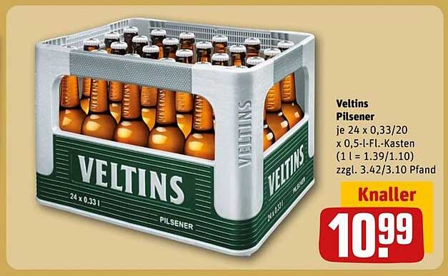 Veltins Pilsener Kasten 24 x 0,33 l