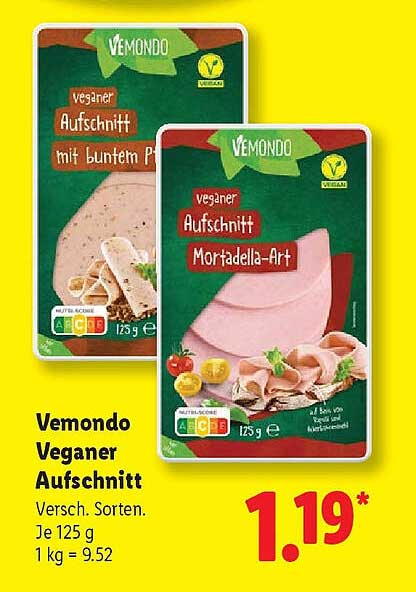 Vemondo Veganer Aufschnitt