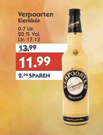 Verpoorten Eierlikör 0.7 Ltr.