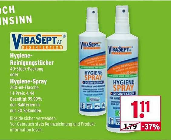 VibaSept Hygiene-Spray 250 ml – Desinfektion für Zuhause